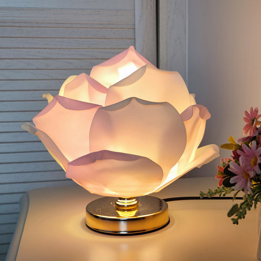 Lámpara Decorativa de Rosa, Ambiente Romántico para el Dormitorio