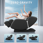 Sillón de Masaje de Cuerpo Completo con Gravedad Cero, Calor Lumbar y Bluetooth