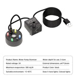 Nebulizador Ultrasónico USB para Estanques, Fuentes, Peceras y Jardines de Rocalla
