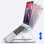 Soporte Plegable para Portátil con Base Refrigerante de Aluminio