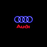 Luz de Bienvenida LED con Proyección de Logo en el Suelo, Compatible con Audi A1 A3 A5 A7 Q3 Q5 Q7 Q8 A4L A6L