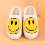 Zapatillas de Casa de Franela con Diseño de Sonrisa, Invierno