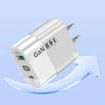 Cargador GaN 65W, Carga Rápida USB-C