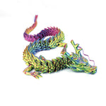 Figura Decorativa de Dragón Chino, Impresión 3D Articulada