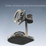 Cargador Inalámbrico Magnético KUXIU X85 3 en 1, Compatible con Ecosistema Apple