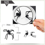 Pendientes de Araña Negra 3D, Diseño Terrorífico para Halloween