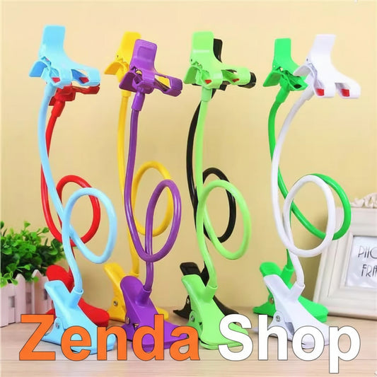 Soporte Flexible de Pinza para Móvil y Tablet - Brazo Articulado para Cama y Escritorio