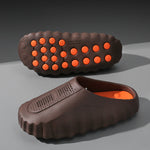 Chanclas Cerradas de Verano, Suela Gruesa Antideslizante, Unisex