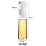 Botella Pulverizadora de Aceite para Cocina, Cristal, para Barbacoa y Freidora de Aire