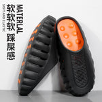 Chanclas Cerradas de Verano, Suela Gruesa Antideslizante, Unisex