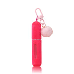 Mini Perfumero Decantador de Bolsillo 5ml, Colgante Peludo para Bolso