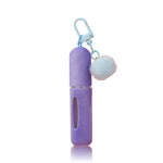 Mini Perfumero Decantador de Bolsillo 5ml, Colgante Peludo para Bolso
