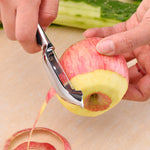 Pelador de Verduras y Frutas de Acero Inoxidable, Mango Ergonómico