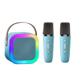 Altavoz Karaoke con Micrófono Bluetooth K12, Portátil, para Interior y Exterior