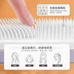 Cepillo de Pelo Giratorio y Extensible, Limpieza con un Botón, Peine de Masaje Antiestático