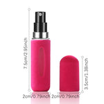 Mini Perfumero Decantador de Bolsillo 5ml, Colgante Peludo para Bolso