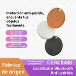 Localizador Bluetooth Antipérdida para Llaves, Móvil y Mascotas, Redondo