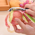 Pelador de Verduras y Frutas de Acero Inoxidable, Mango Ergonómico