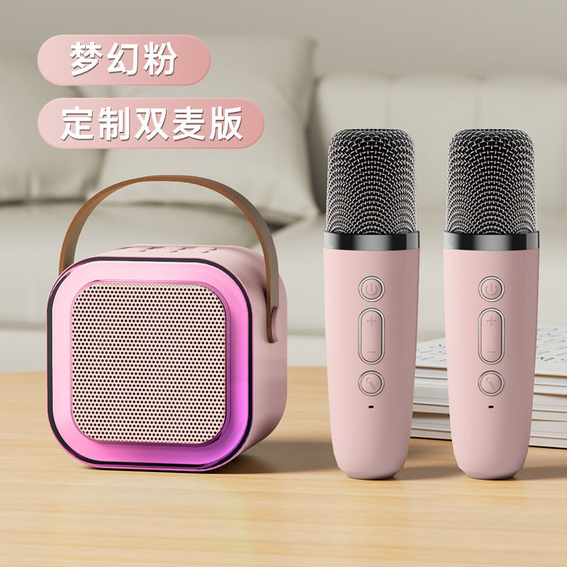 Altavoz Karaoke con Micrófono Bluetooth K12, Portátil, para Interior y Exterior
