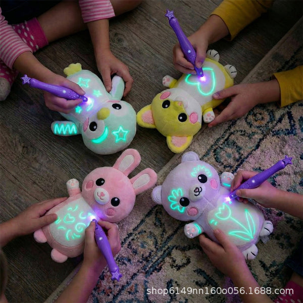 Peluche Luminoso que Brilla en la Oscuridad, Muñeco Suave para Niños