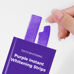 Tiras Blanqueadoras para Dientes, Morado y Plata