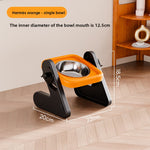 Comedero Elevado Ajustable en Altura, Acero Inoxidable, para Perros y Gatos
