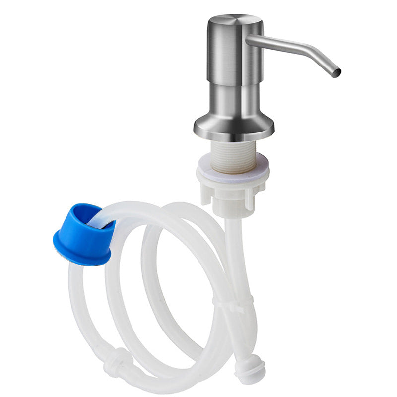 Dispensador de Jabón de Pared con Pulsador, Acero Inoxidable