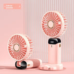Mini Ventilador USB Portátil con Soporte para Móvil