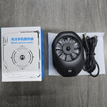 Ventilador Doble Turbo Portátil para Móvil