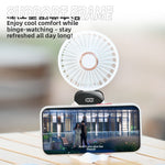 Mini Ventilador USB Portátil con Soporte para Móvil